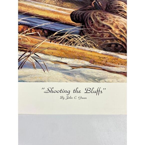 John C. Green Shooting the Bluffs Print 1987 Limited Edition Signed and Numbered - Picture 4 of 9